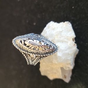 Carolyn Pollack Relios Oblong Filigree Ring